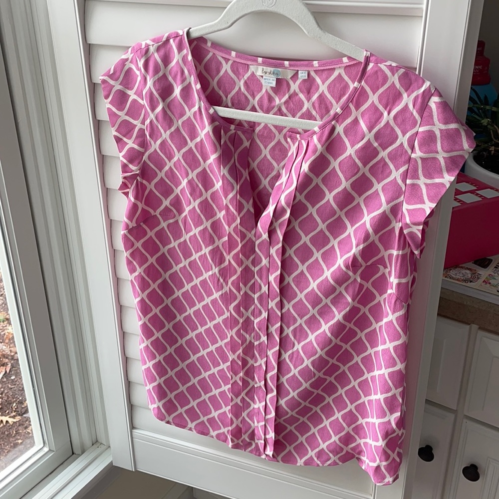 Boden Pink Blouse